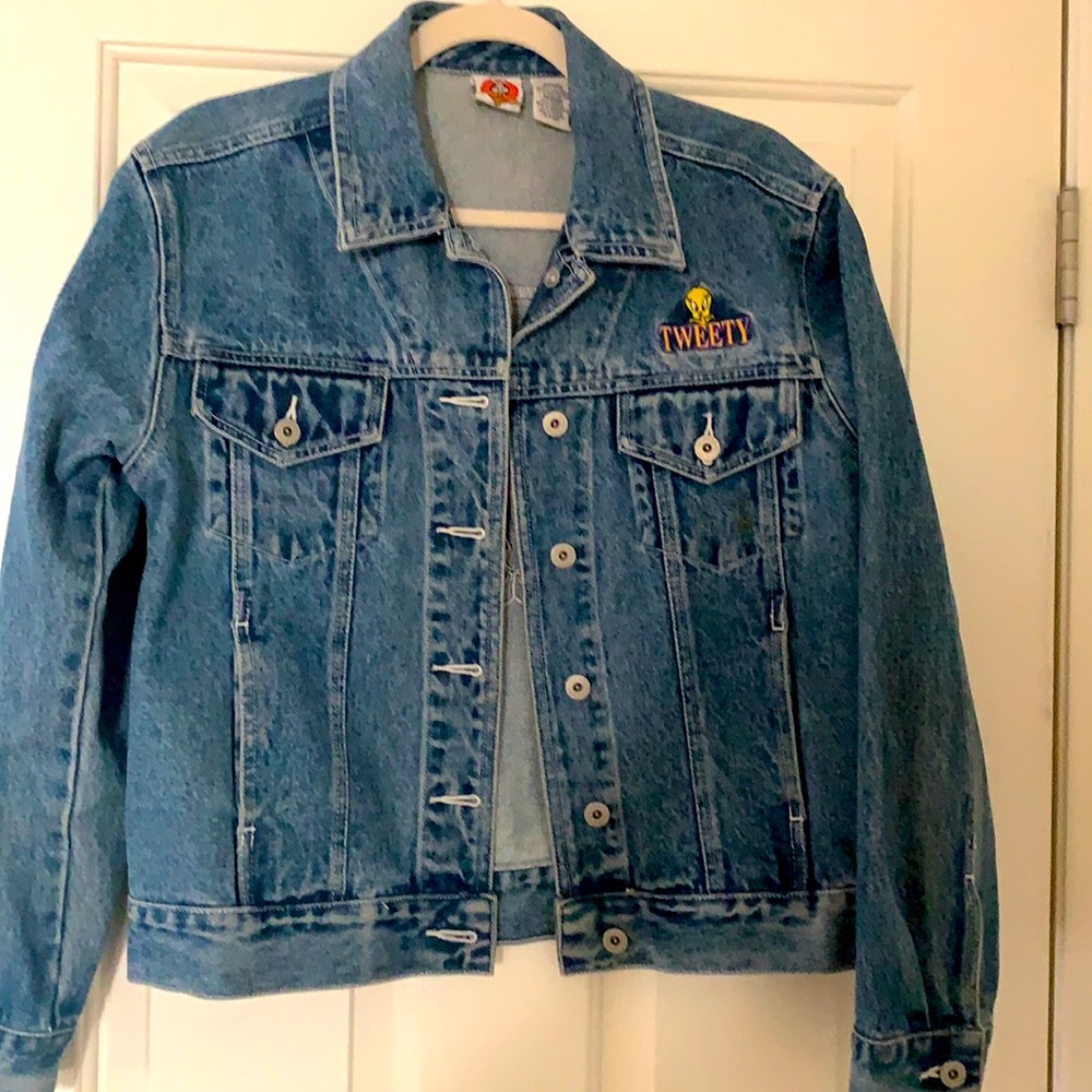 Vintage Tweety denim jacket.